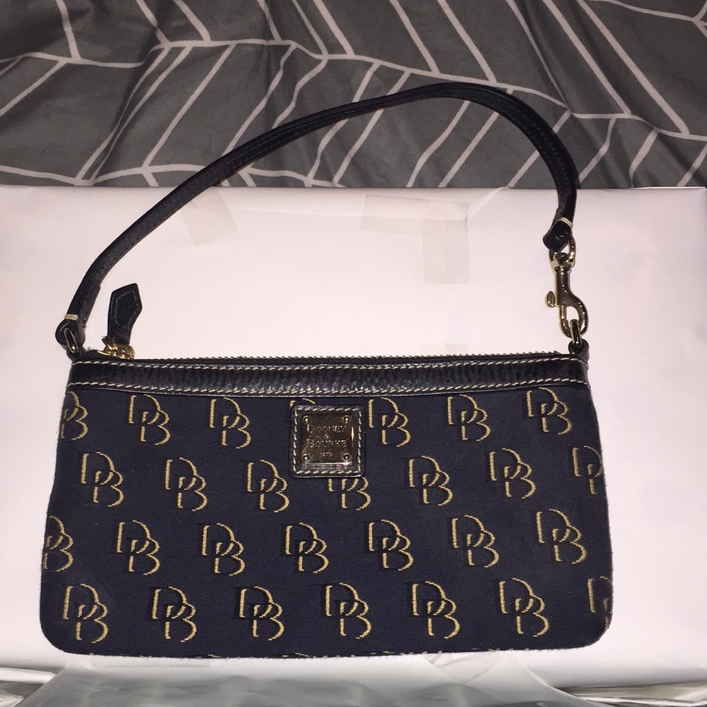 Dooney and Burke signature wristlet